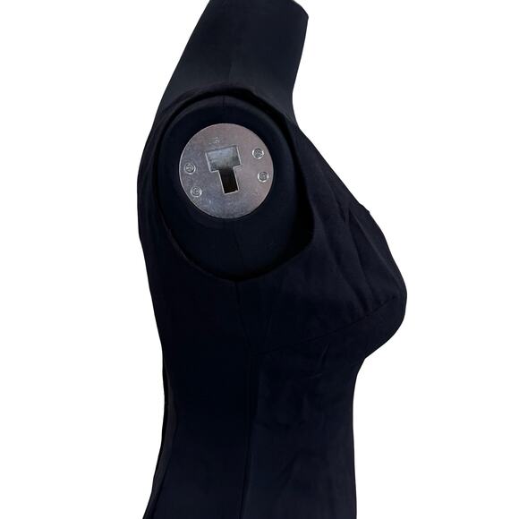 1950s Audrey Hepburn Style Little Black Cocktail Dress – Size 2 - Picture 15 of 16